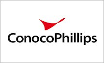 ConocoPhillips logo with red emblem