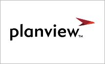 Planview branding featuring stylized arrow.