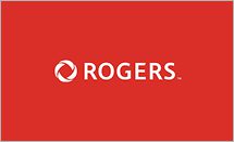 Red and white Rogers branding